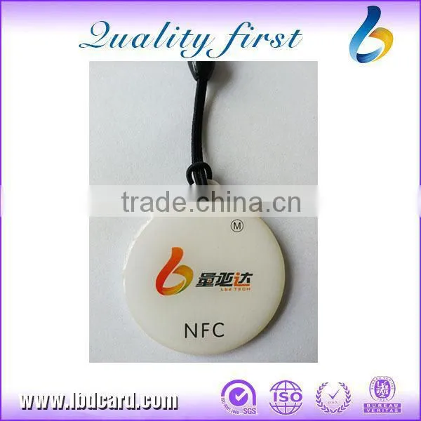 13.56Mhz Epoxy Ntag213 Round RFID Tags/ Mini Cards photo-3