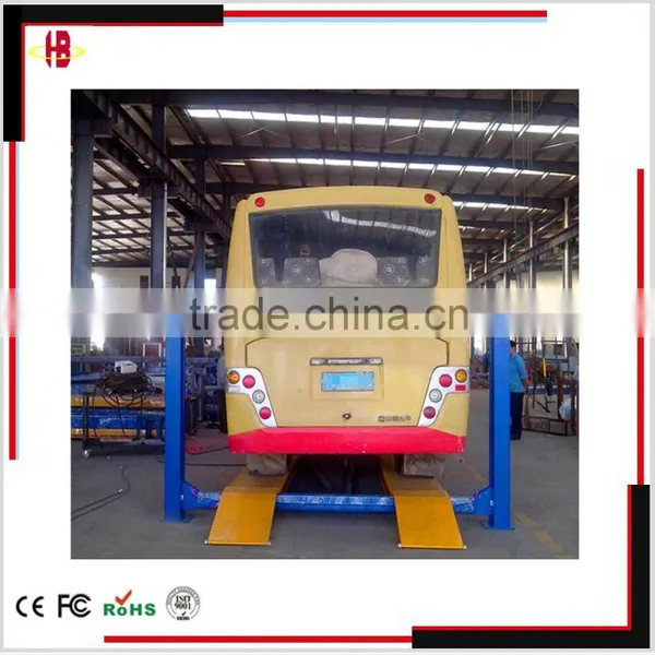 Four Post Garage Vehicle Lift With Rolling Jack and Hydraulic Power Unit photo-5