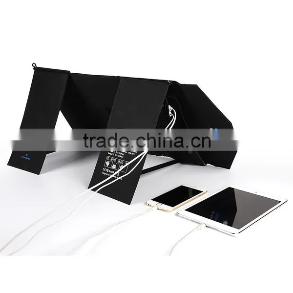 High Efficiency 20W Waterproof Foldable Solar Mobile Phone Charger photo-5