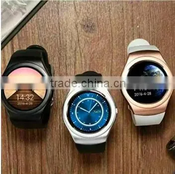 2016 New Product Smart Watch Android/IOS Digital-watch Bluetooth Reloj Inteligente SIM Round Heart Rate Monitor Watch Clock photo-4