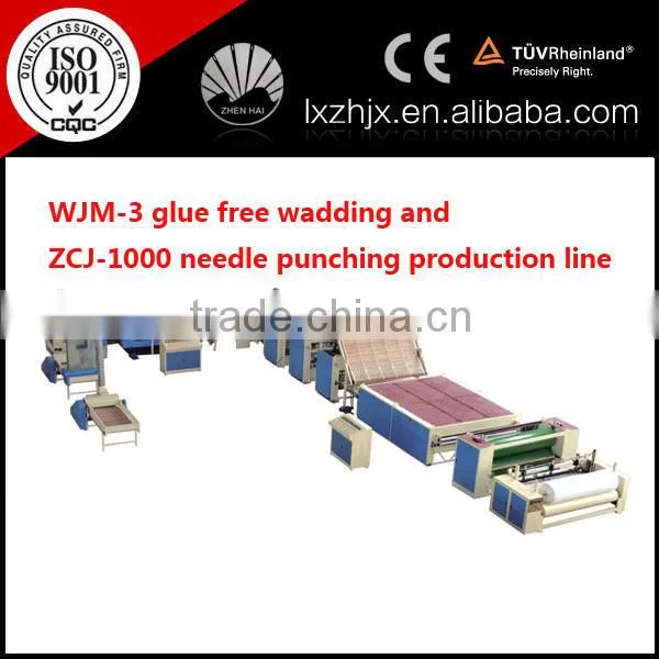 Nonwoven Polyester Fibre Wadding Line, Thermo-bonded Wadding Production Line photo-4