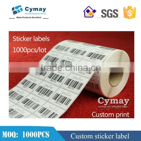 Custom Print Logo Packaging Label With Adhesive Paper Sticker photo-2