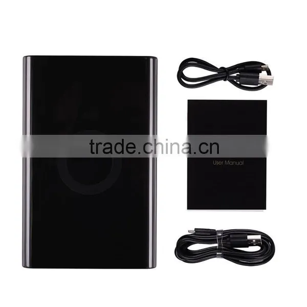Portable Qi Certificated Wireless Charging Pad With 7000mAh External Battery For Mobilephones Tablets photo-4