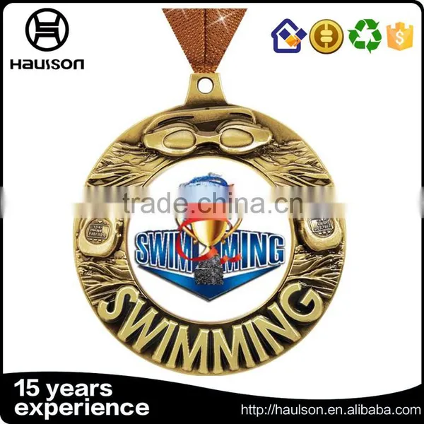 Hot Sale Cheap Custom Hollow Out Stamping Photo Etched Iron Brass Zinc Alloy Plating Antique Gold Sport Medal With Ribbon photo-5