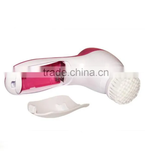 Skin Care Beauty Facial Brush Massager Scrubber 5 in 1 Electric Face Clean Brush photo-4