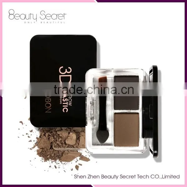 2 Multi Colors Waterproof Long-lasting Eyebrow Palette photo-4