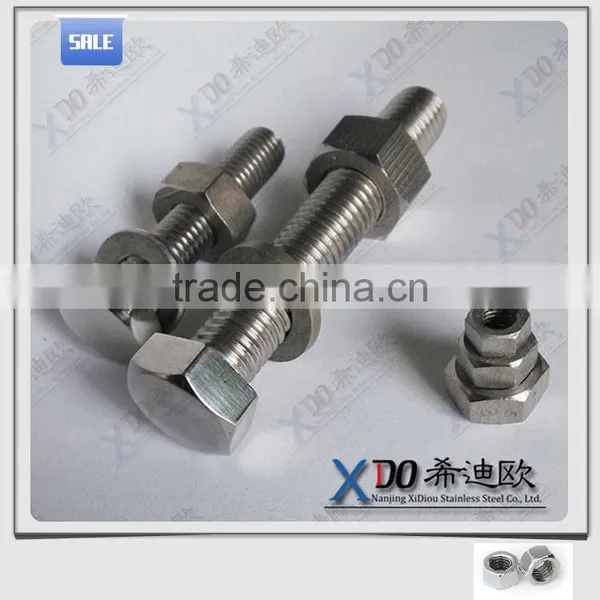 Alloy 800 . Alloy800H. Alloy825 . Alloy925stainless Steel Fasteners Full Thread Hex Bolts photo-6