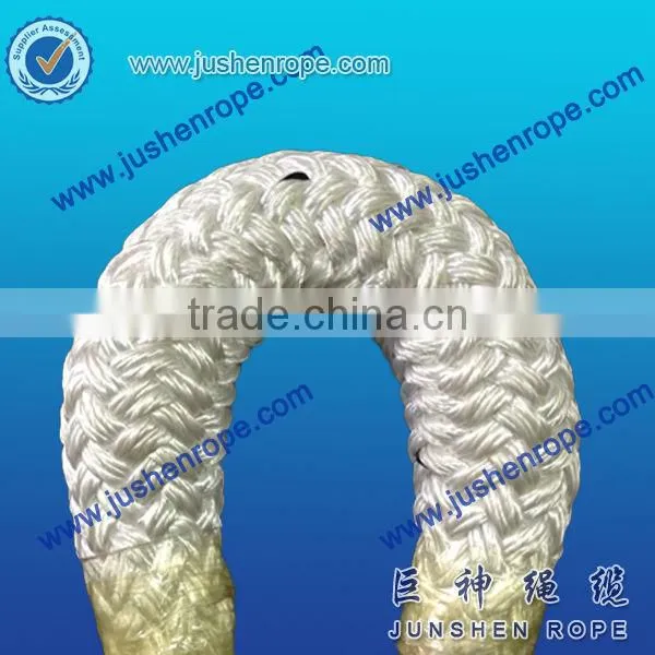 128mm 24 Strands Double Braided Polyester Rope/Splice Eyes Polypropylene/Polyester/Nylon photo-2