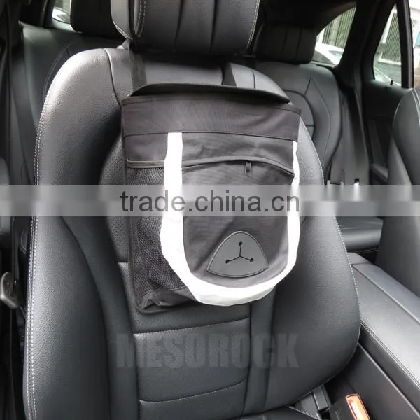 The Litter Bin Stylish Car Trash Bag. It Hangs From Any Car Seat and Conceals Trash photo-3