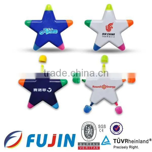 Five Point Shape Highlighter/flower Highlighter Pens/pens for Promotion photo-2