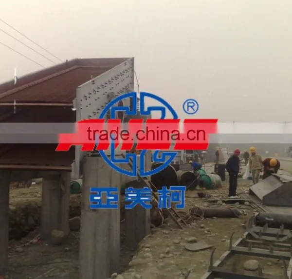 Big Capacity Horizontal Vibrating Screen / Sand Sieving Machine,AMEC Manufacture photo-6