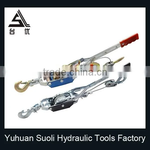 Manufacturing 4T Portable Cargo Puller With Double Gear Triple Hook photo-5