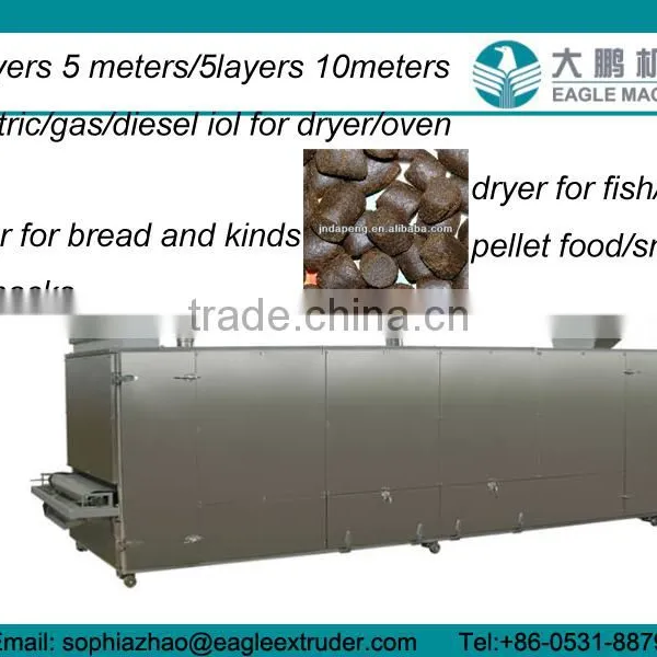 Stainless Steel Double Mesh Belt 5layer 8meters Dog Feed Pellet Dryer/fish Food Dryer photo-2