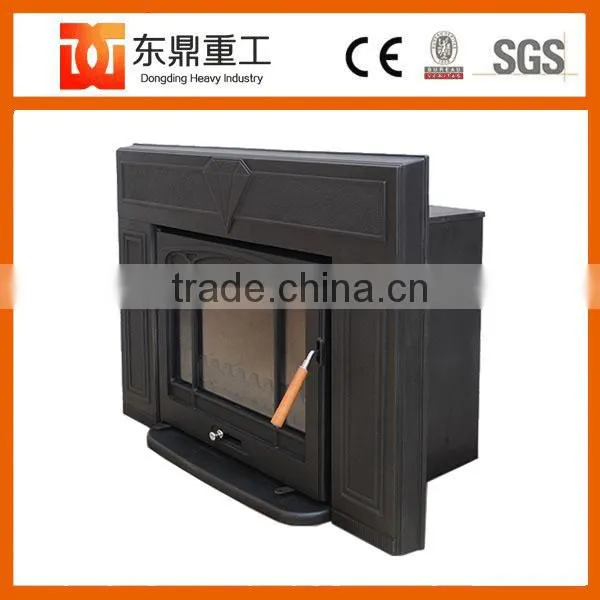 Multi Fuel Cast Iron Inset Type Wood Burning Fireplace With Good Appearance photo-2