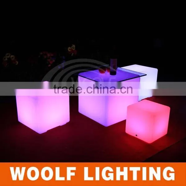 Arts and Gift Popular Colorful LED Lighting Glowing Cube photo-3