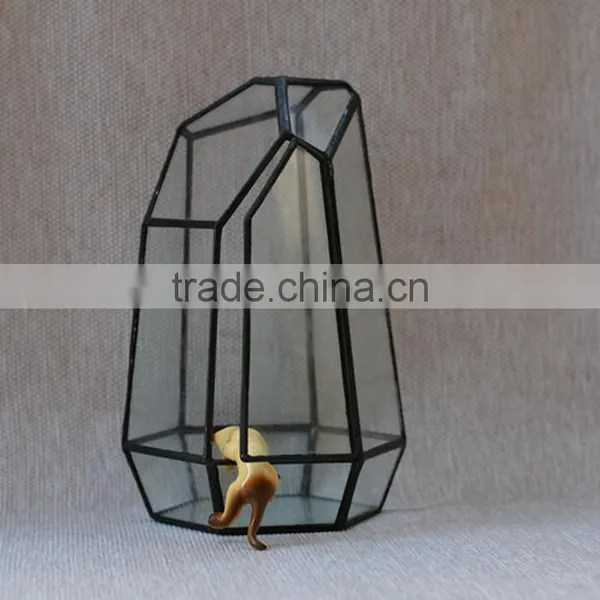 Micro Landscape Plant Glass Greenhouse Clear Geometric Terrarium photo-5
