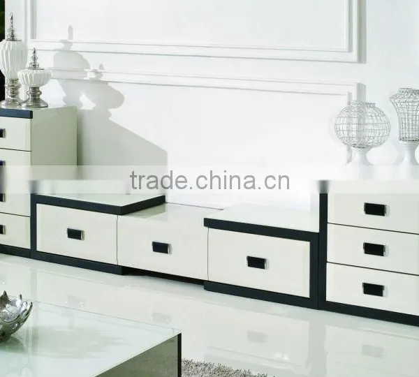 2013 Latest Black and White Wooden TV Stand E353 photo-2