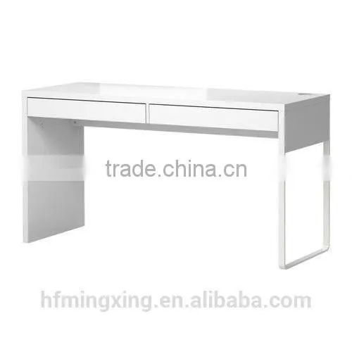 Desk With 2 Drawers Computer Workstation Table