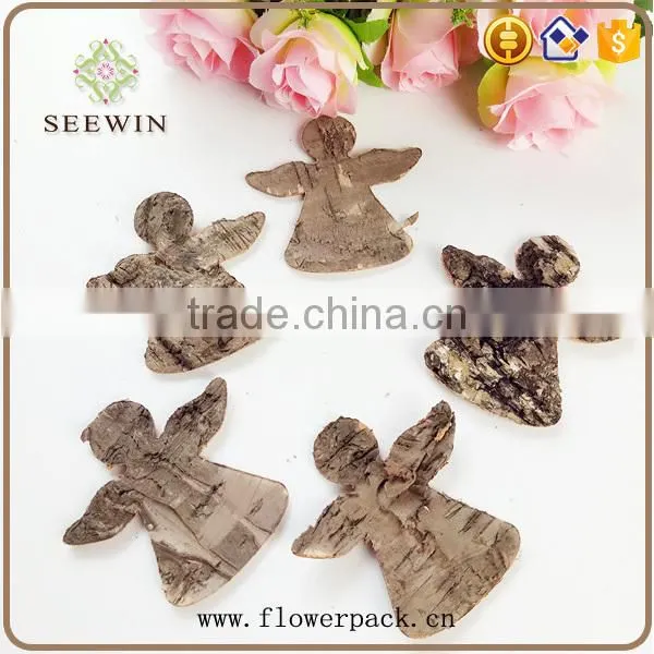 Angel Series of Natural Flowered Bark Engraving photo-5