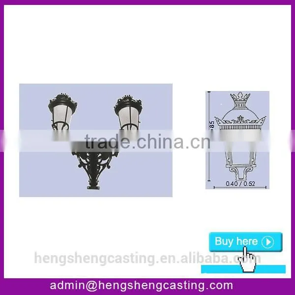 Express Customized Cast Iron Garden Light Pole photo-2