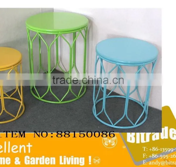 Set of Two Metal Round Chair photo-2