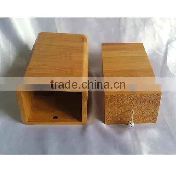 Natural Custom Bamboo Funeral Drawer Casket Urns for Ahses photo-3