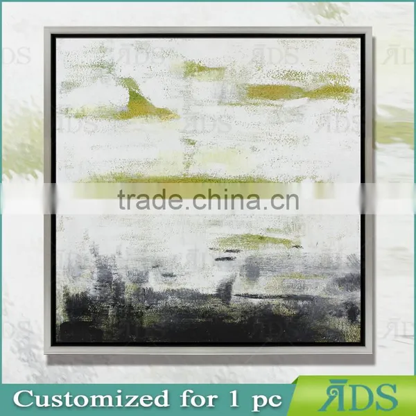 New Designed Natural Scenery Glass Painting With Golden Foil photo-2