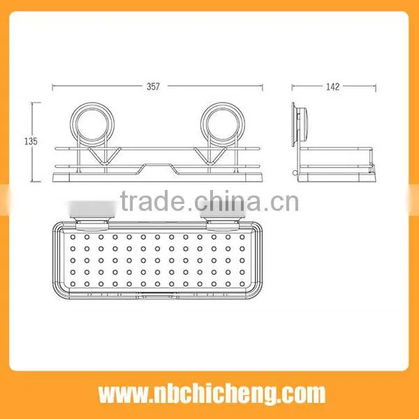 Multifunction High Quality Commodity Shelf Display Racks Display Shelf Plastic Wall Holder photo-3