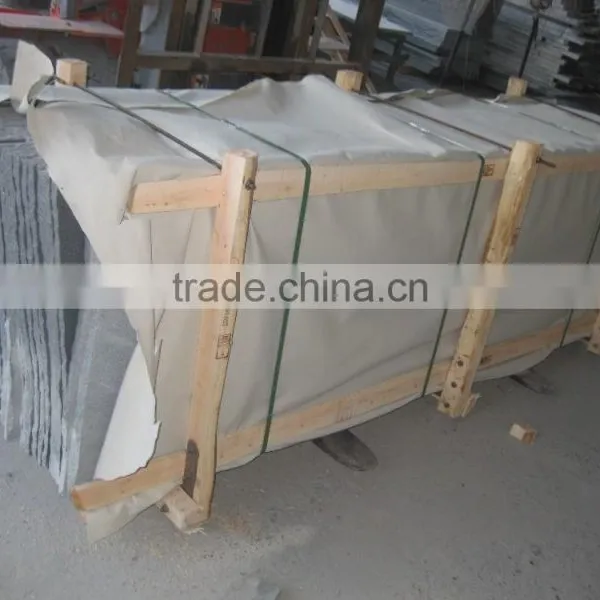 China Padang Dark Seame Black G654 Granite Flamed and Brushed Small Slabs photo-2