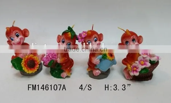 High Quality Lovely Monkey Shape Candle Wholesale for 2016 New Year Gift photo-2