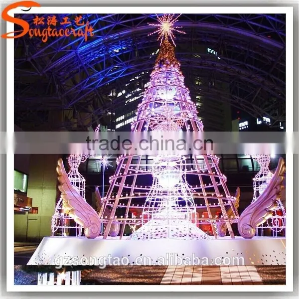 10m-20m Green PVC Customized Christmas Tree Custom Christmas Tree Ornament Artificial Christmas photo-3