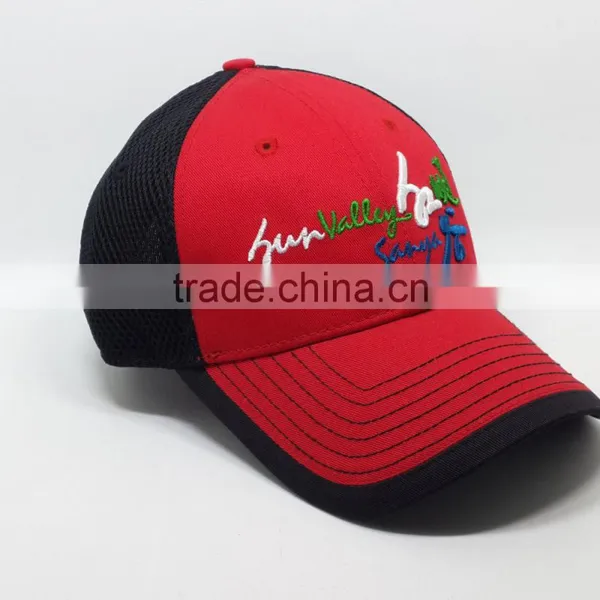 Sandwich Mesh Custom Baseball Cap/promotional Baseball Cap With Embroidery Logo photo-2