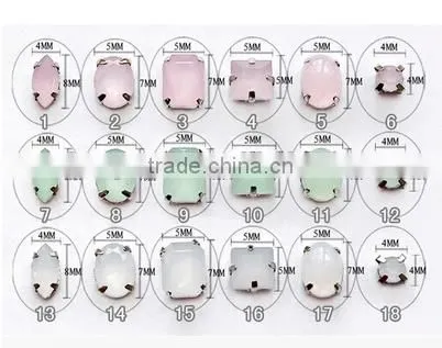 Synthetic Opal Loose Stones With Claw Settings photo-2