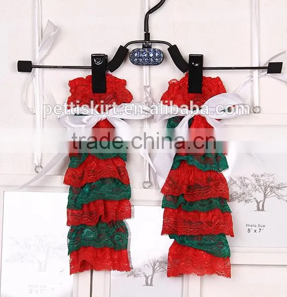 Hot Sales! Lovely Red Lace Leg Warmers Wholesale Baby Clothes Infant Boutique Clothing photo-5