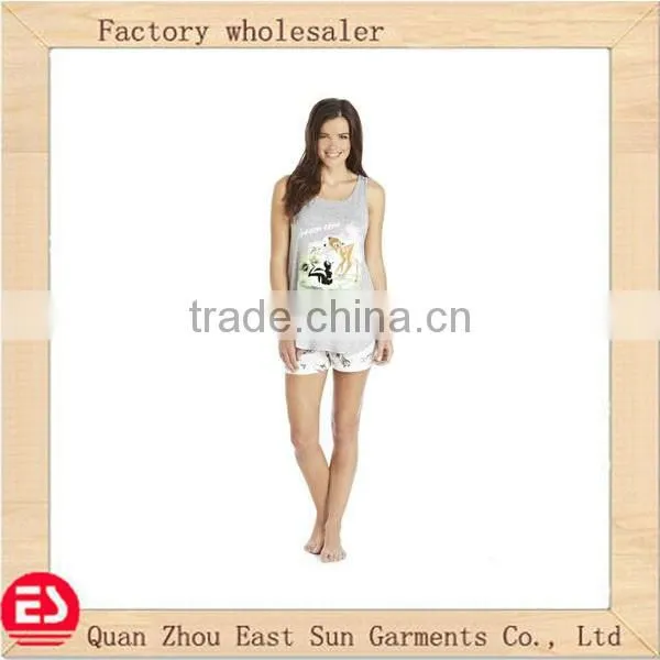 Simple Design Casual Pajamas Women