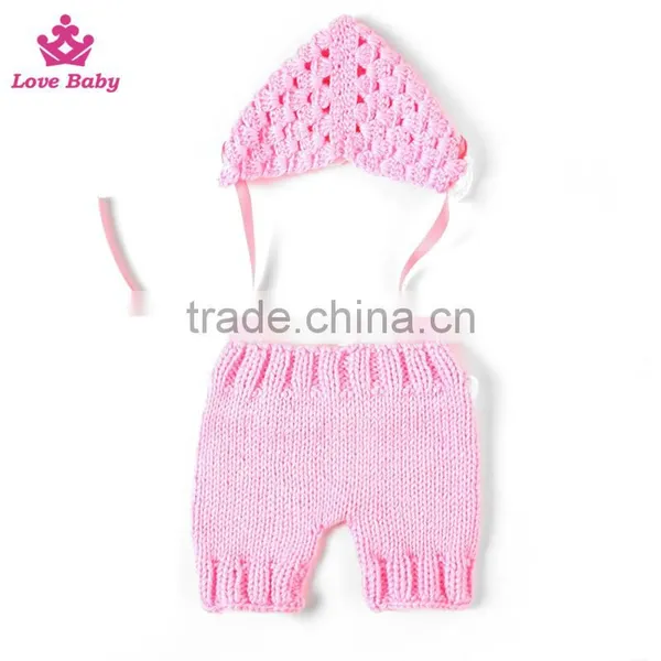 Hot Newborn Baby Boys Knitted Crochet Costume Photo Photography Prop Outfits LBP20160218-29 photo-2