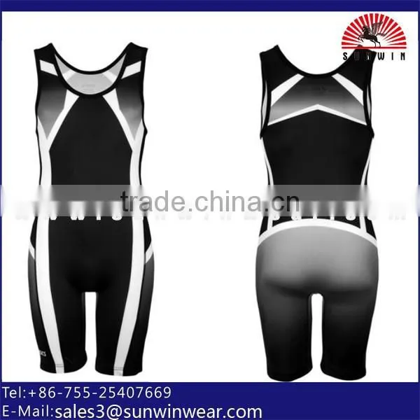 New Design Custom Youth Wrestling Singlet Printed Jumpsuit photo-2