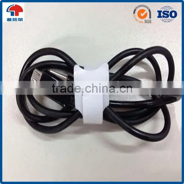 Adjustable White and Black Back to Back Cable Tie Injection Hook and Loop photo-6