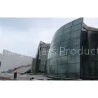 Custom Curved Laminated Safety Glass Ultra Clear For Window / Door