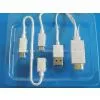Wholesale for Mobil Phone Support Samsung Galaxy S4 I9500 Micro USB 11P TO HDMI Female HDTV Adapter Cable photo-2