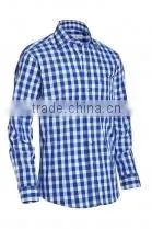 Fancy Check Mens Long Sleeves Shirts Formals Dress Shirts Business Shirts Button Downed Custom Labelled Dress Casual Shirts photo-3