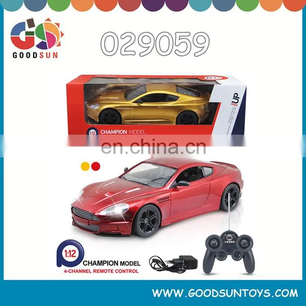 1:12 Scale 4 Functions Car Rechargeable rc Hyundai Car Remote Control High Speed Car in Window Box With Certificate China Toy