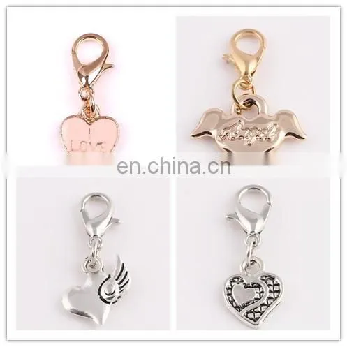 Custom Hollow Wing Keyring With Lobster Clasps Filigree Wing Key Holder Gold Wings Keychain photo-6