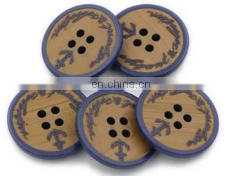 Custom Embossed Plastic Button For Clothing 4 Hole photo-5