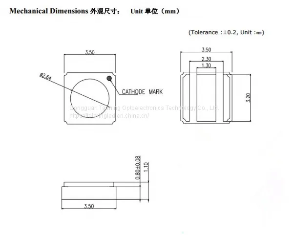 3535 Deep UV Led 275nm, 280nm, 285nm photo-2