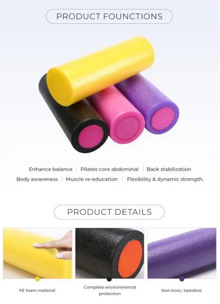 Eco-friendly EPE Foam Roller Wholesale Foam Rollers photo-4