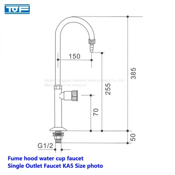 China Fume Hood Water Cup Faucet-laboratory Test Faucets-Single Outlet Faucet-Lab Faucet photo-4