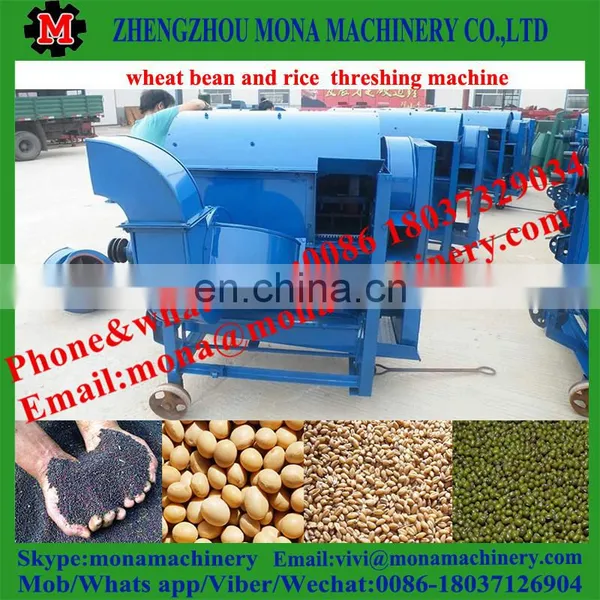 Hot Sale Mini Paddy Wheat Thresher / Manual Rice Husk Peeling Machine / Paddy Rice Sheller Machine photo-4