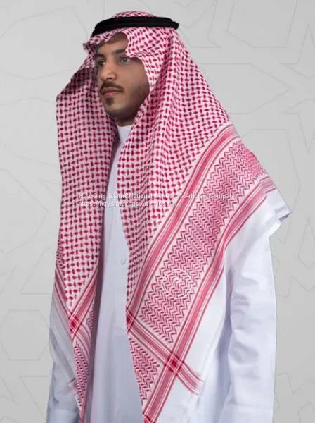 Arabian Mercerized Cotton Scarf / Arabian Cotton Scarf / Arab Scarf / Arabian Shemagh / Muslim Hijab Scarf photo-5