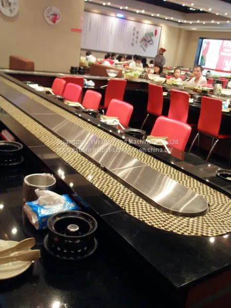 Four Seasons Hot Pot Restaurant Conveyor Belt System photo-3